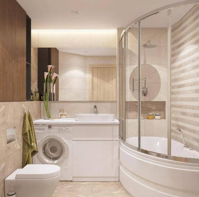 洗衣機放衛生間布局設計怎么顯高級？和家裝飾搭配分享